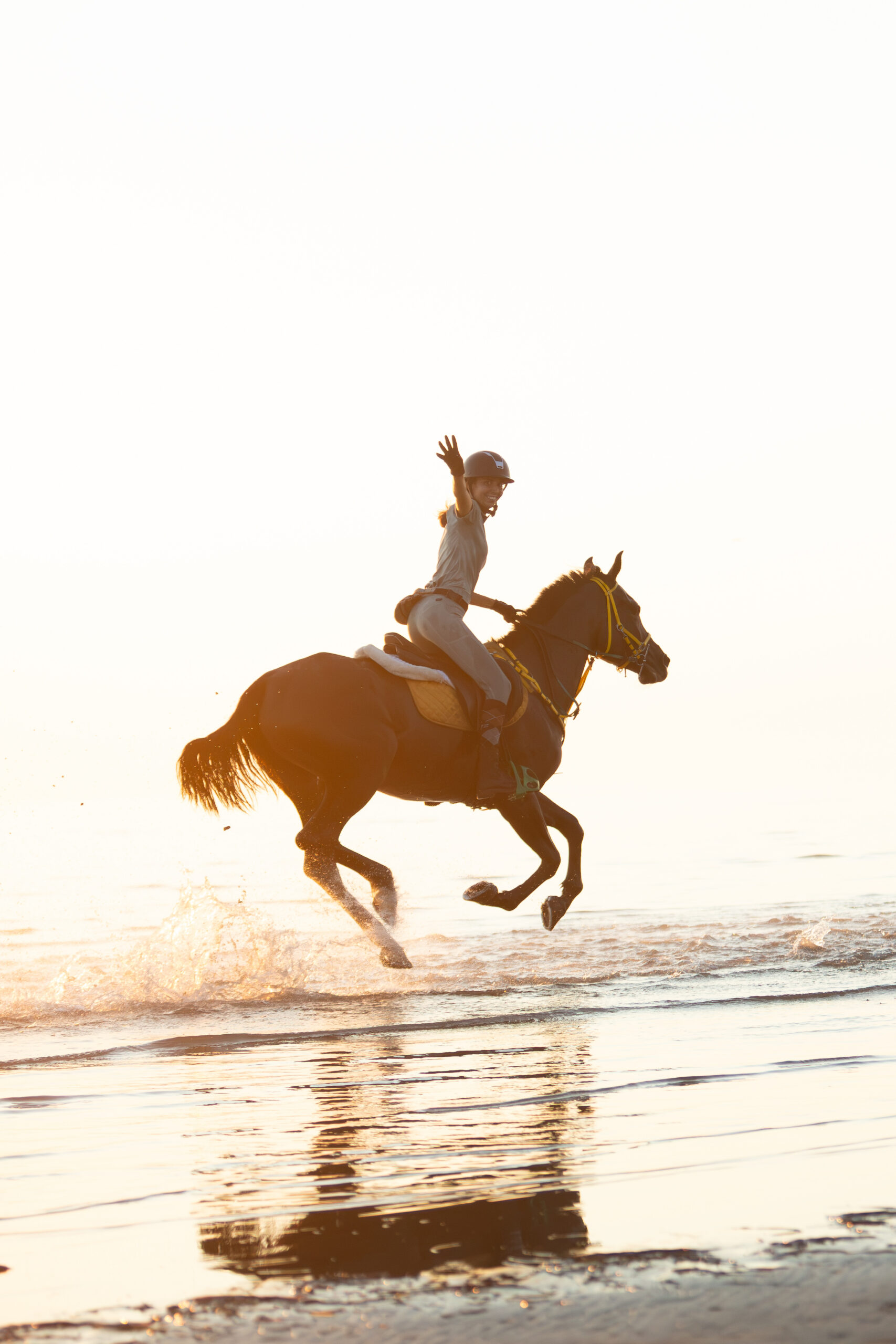 Amanda as a young rider